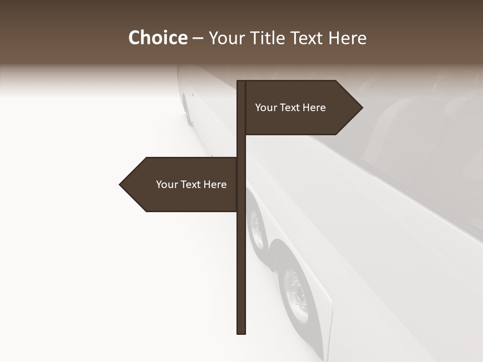 Vacation Transport Ticket PowerPoint Template