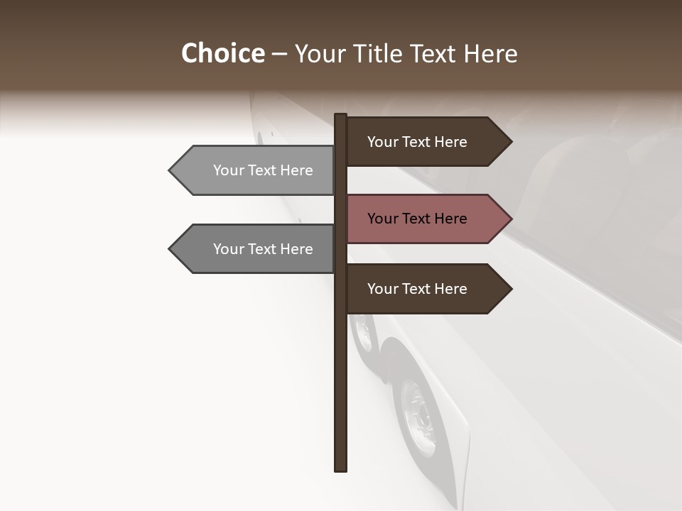 Vacation Transport Ticket PowerPoint Template