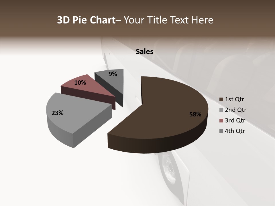 Vacation Transport Ticket PowerPoint Template