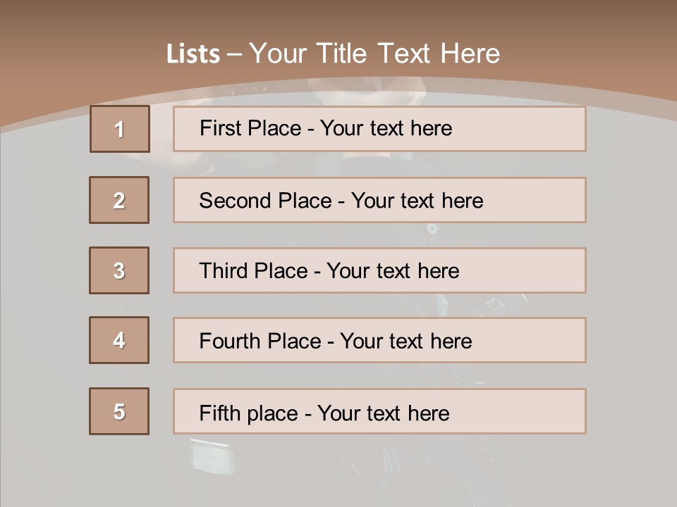 Photographing Professional People PowerPoint Template