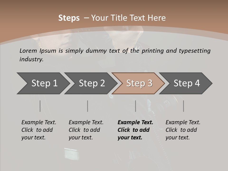 Photographing Professional People PowerPoint Template