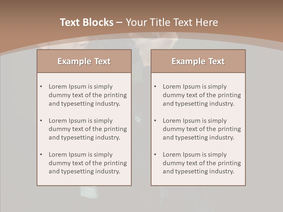 Photographing Professional People PowerPoint Template