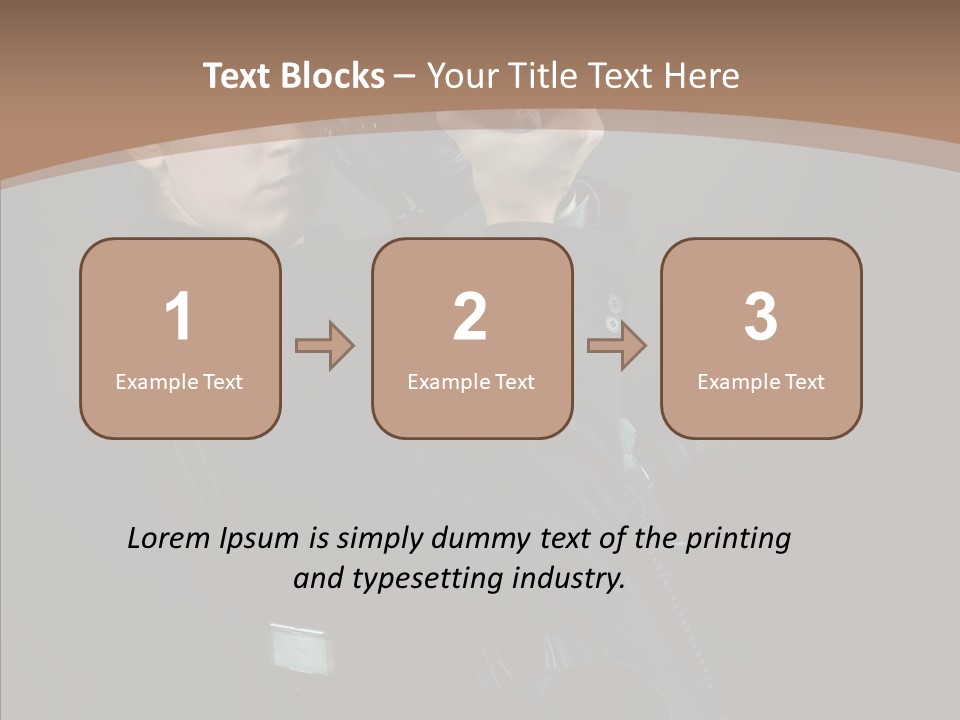 Photographing Professional People PowerPoint Template