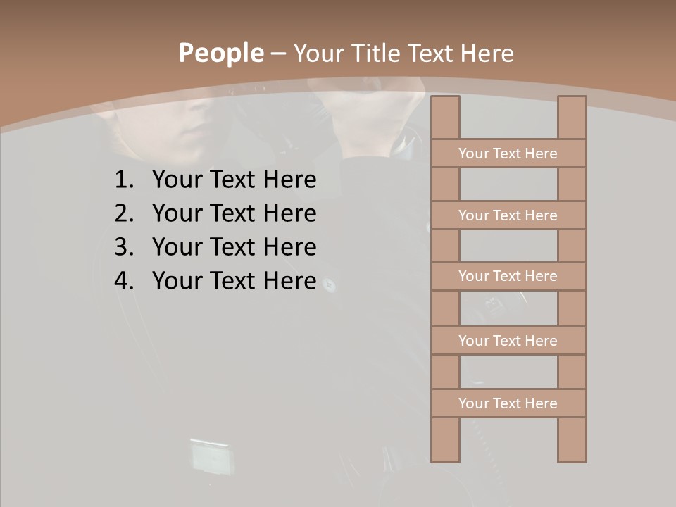 Photographing Professional People PowerPoint Template