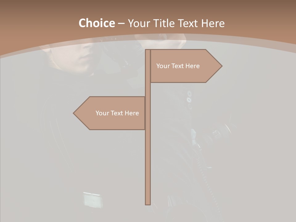 Photographing Professional People PowerPoint Template