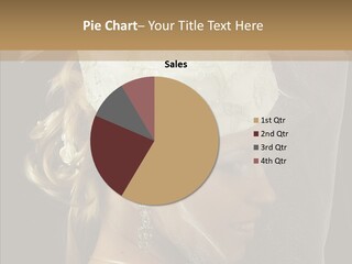 Wedding Blonde Smile PowerPoint Template