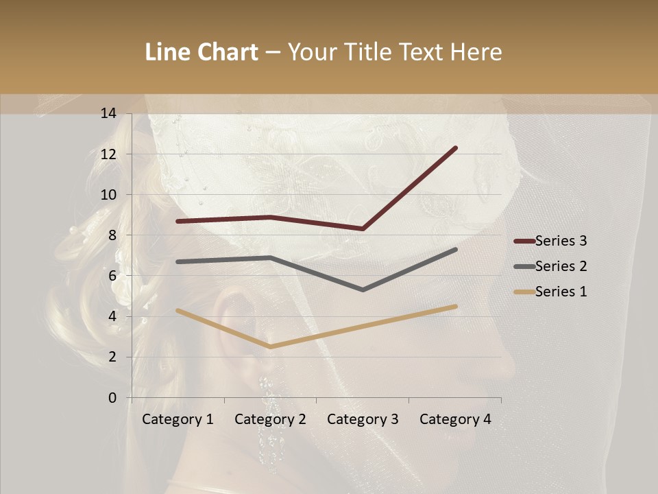 Wedding Blonde Smile PowerPoint Template