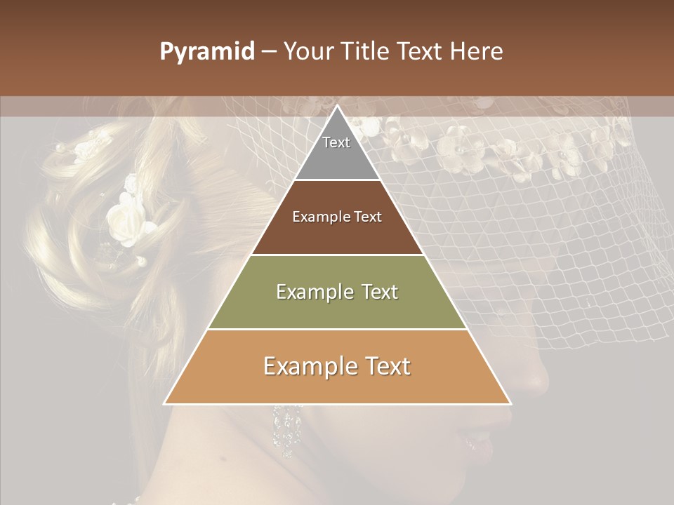 Charming Earrings Blonde PowerPoint Template