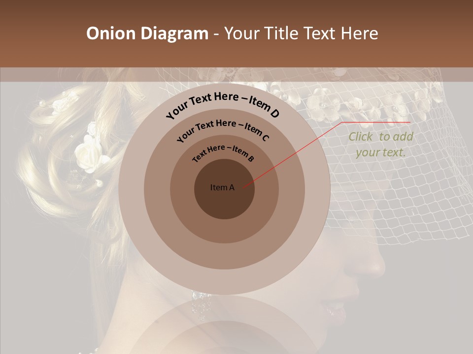 Charming Earrings Blonde PowerPoint Template