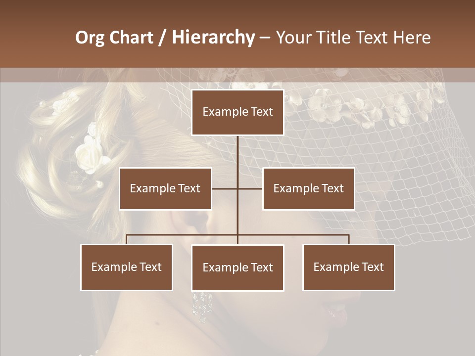 Charming Earrings Blonde PowerPoint Template