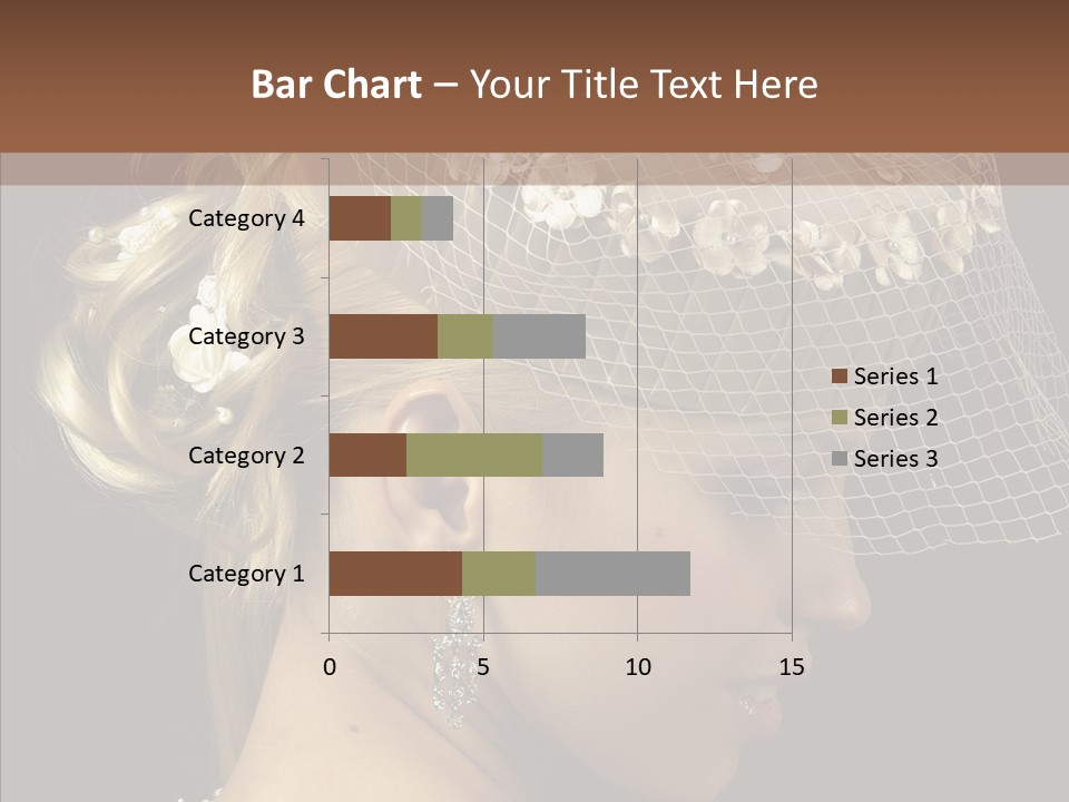 Charming Earrings Blonde PowerPoint Template