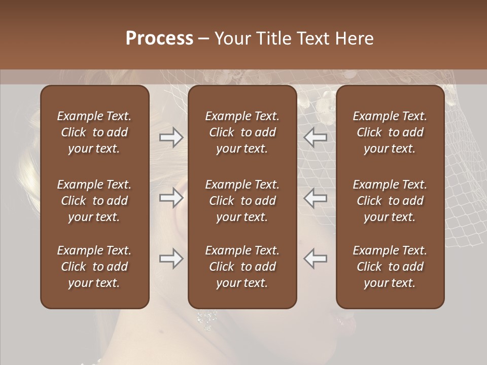 Charming Earrings Blonde PowerPoint Template