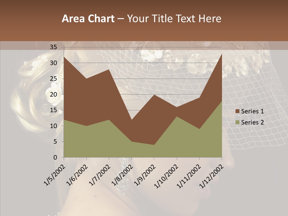 Charming Earrings Blonde PowerPoint Template