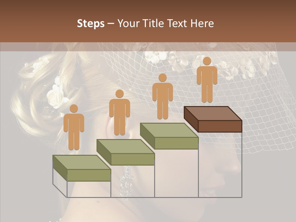 Charming Earrings Blonde PowerPoint Template