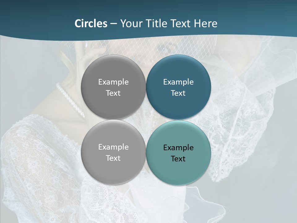 Blonde Smile Sight PowerPoint Template