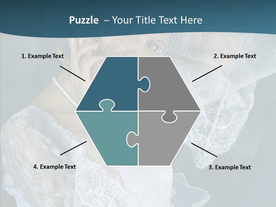 Blonde Smile Sight PowerPoint Template