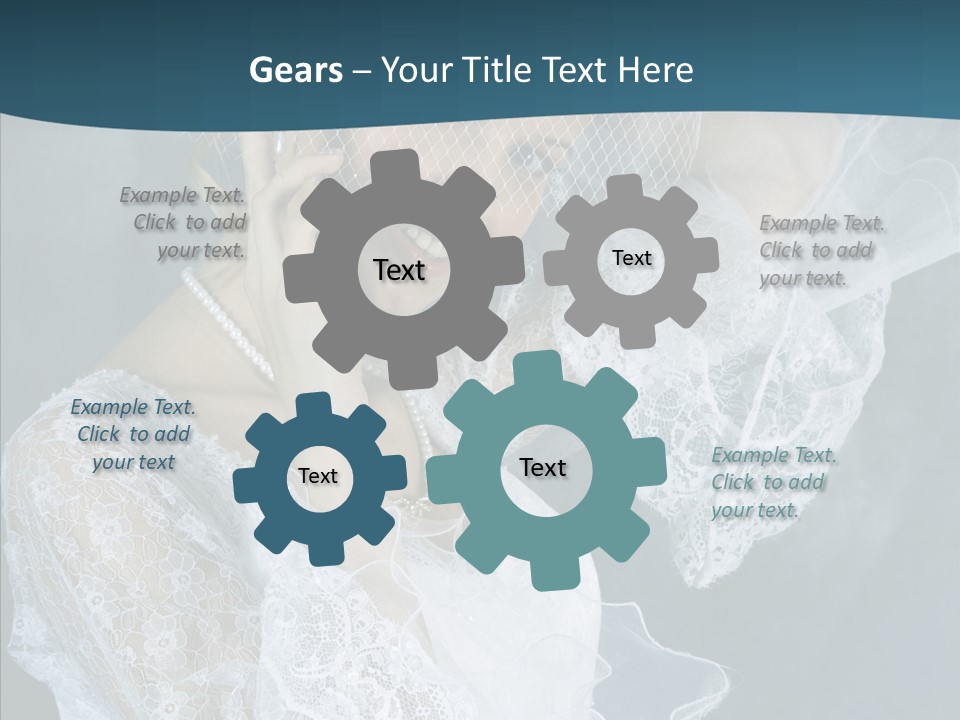 Blonde Smile Sight PowerPoint Template