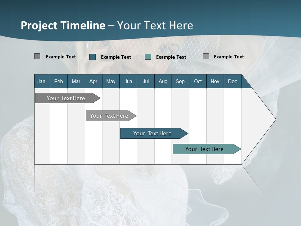 Blonde Smile Sight PowerPoint Template