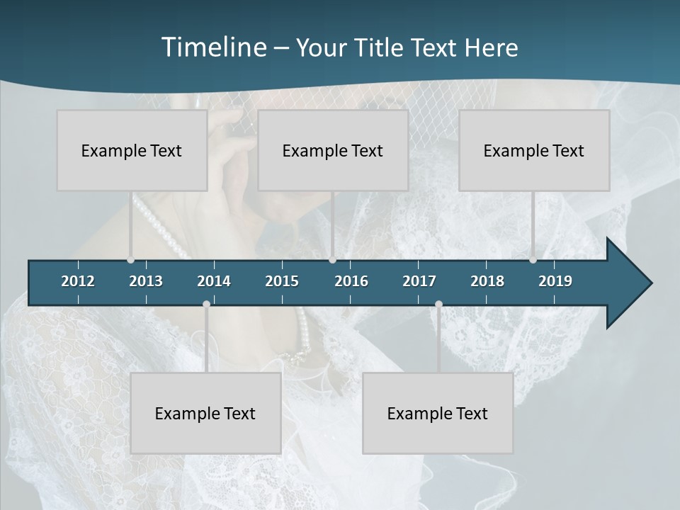 Blonde Smile Sight PowerPoint Template