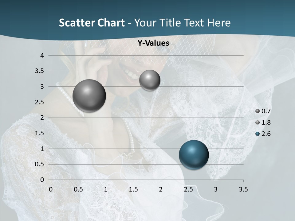 Blonde Smile Sight PowerPoint Template