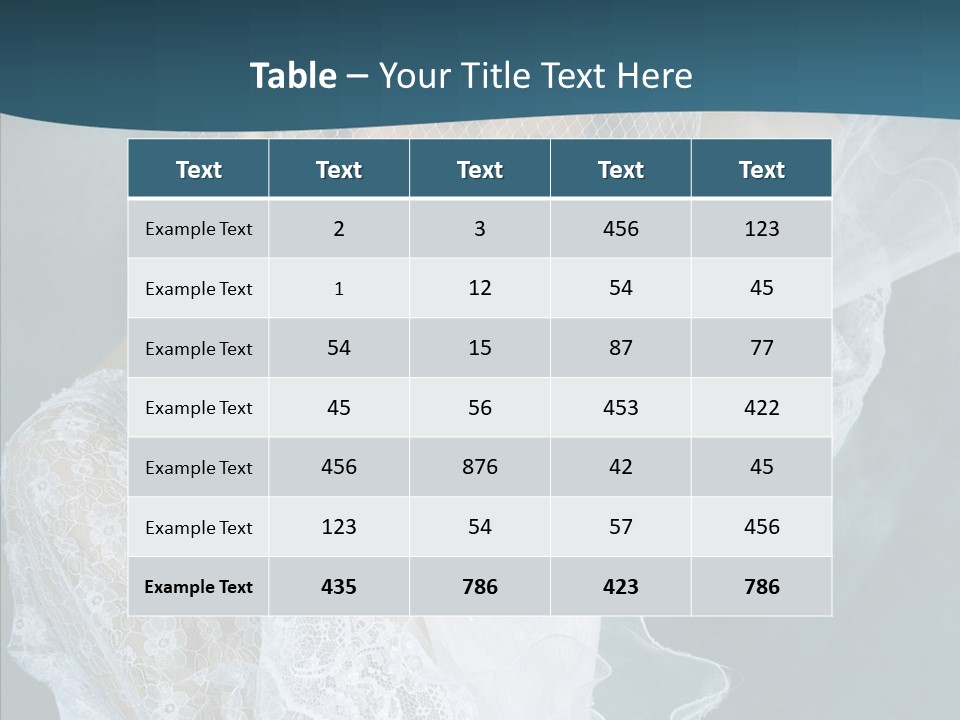 Blonde Smile Sight PowerPoint Template