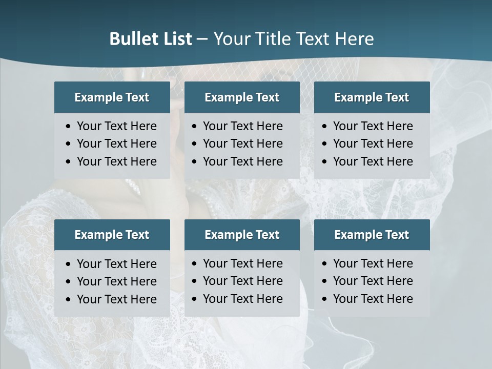 Blonde Smile Sight PowerPoint Template