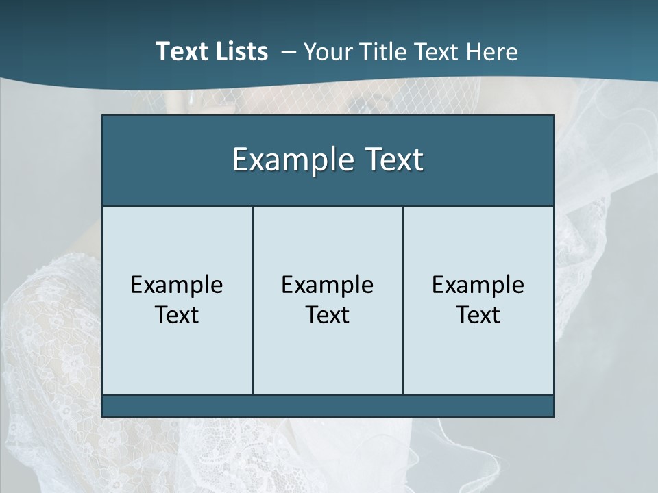 Blonde Smile Sight PowerPoint Template