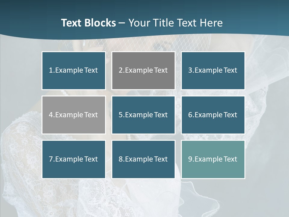 Blonde Smile Sight PowerPoint Template