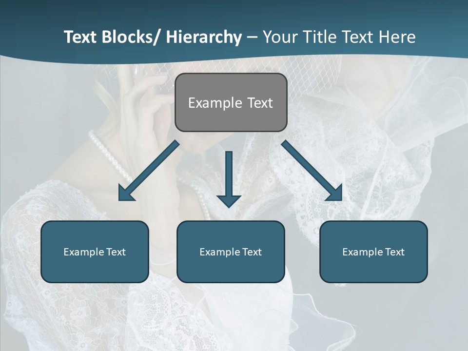 Blonde Smile Sight PowerPoint Template