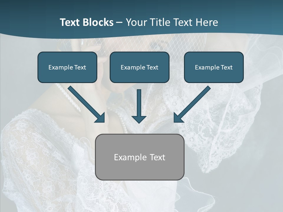 Blonde Smile Sight PowerPoint Template