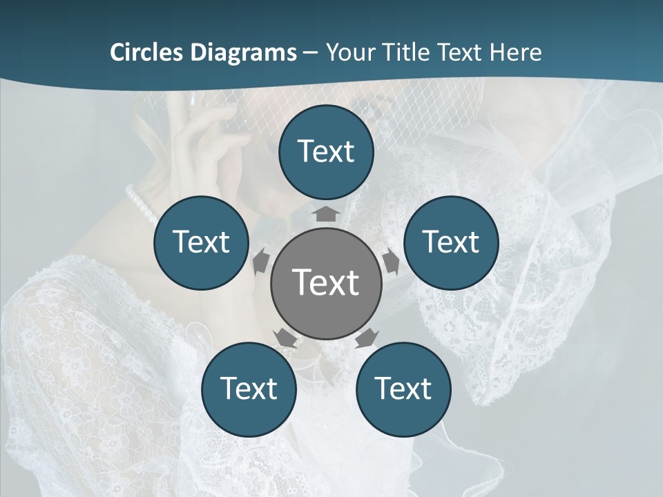 Blonde Smile Sight PowerPoint Template