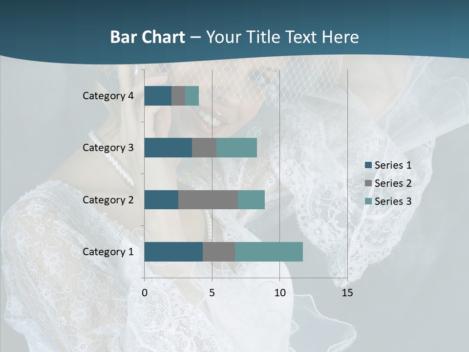 Blonde Smile Sight PowerPoint Template