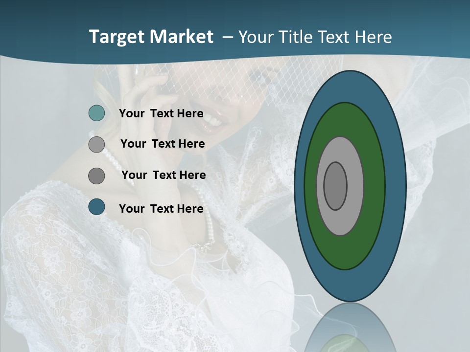 Blonde Smile Sight PowerPoint Template