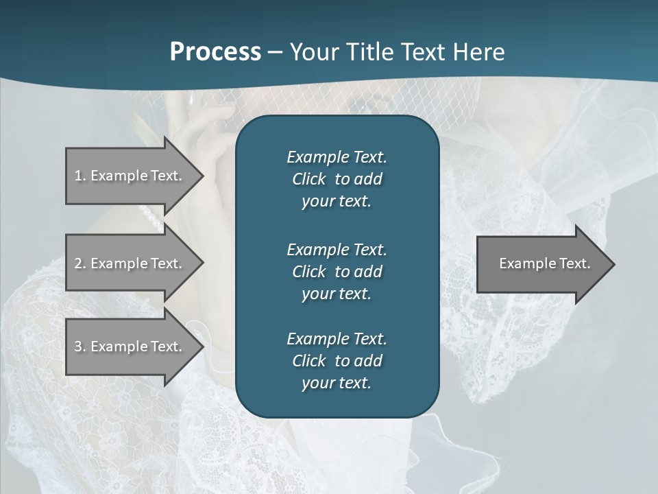 Blonde Smile Sight PowerPoint Template