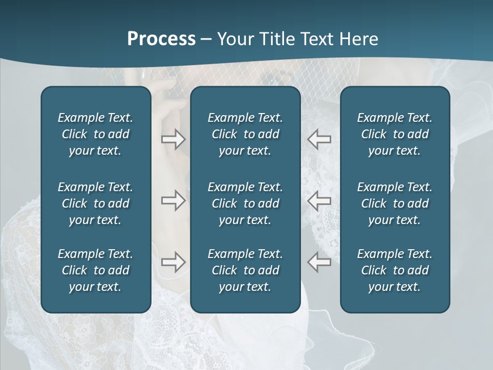 Blonde Smile Sight PowerPoint Template