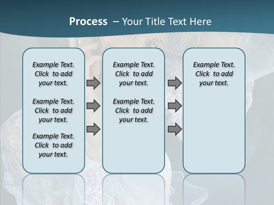 Blonde Smile Sight PowerPoint Template