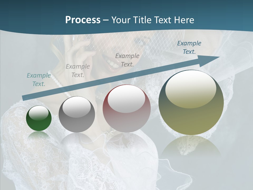 Blonde Smile Sight PowerPoint Template