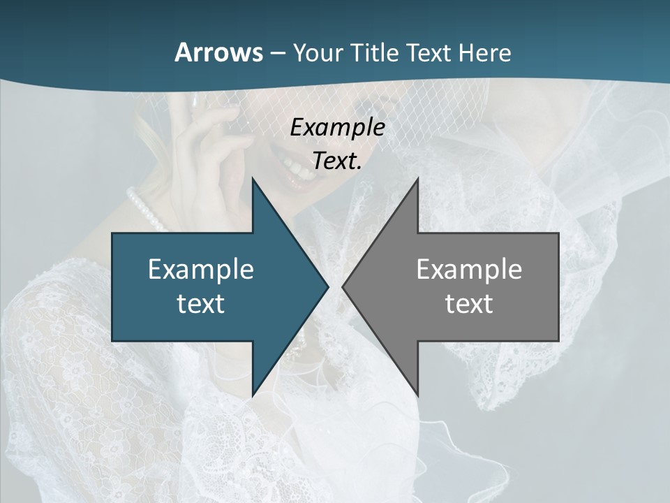 Blonde Smile Sight PowerPoint Template