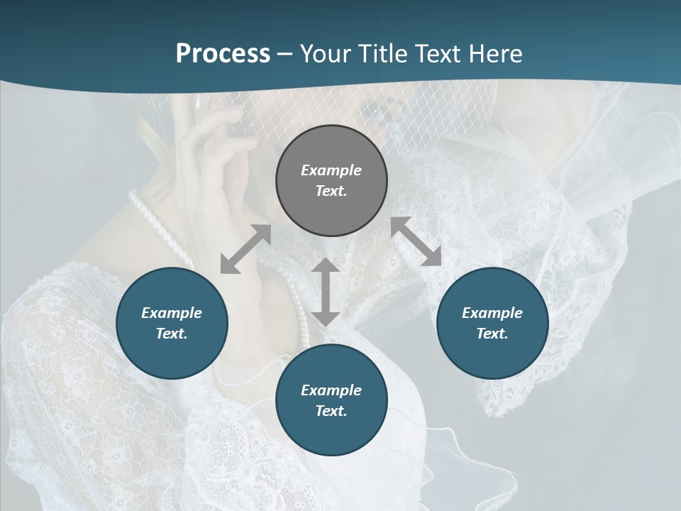 Blonde Smile Sight PowerPoint Template