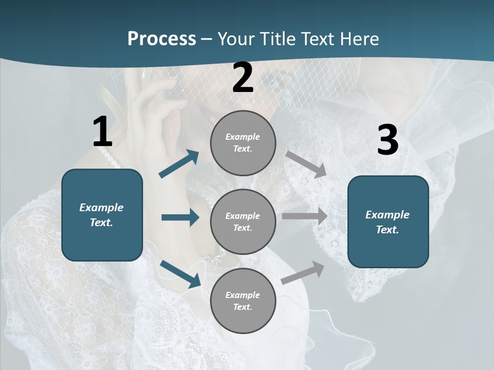 Blonde Smile Sight PowerPoint Template