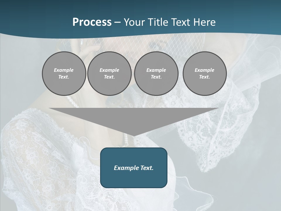 Blonde Smile Sight PowerPoint Template
