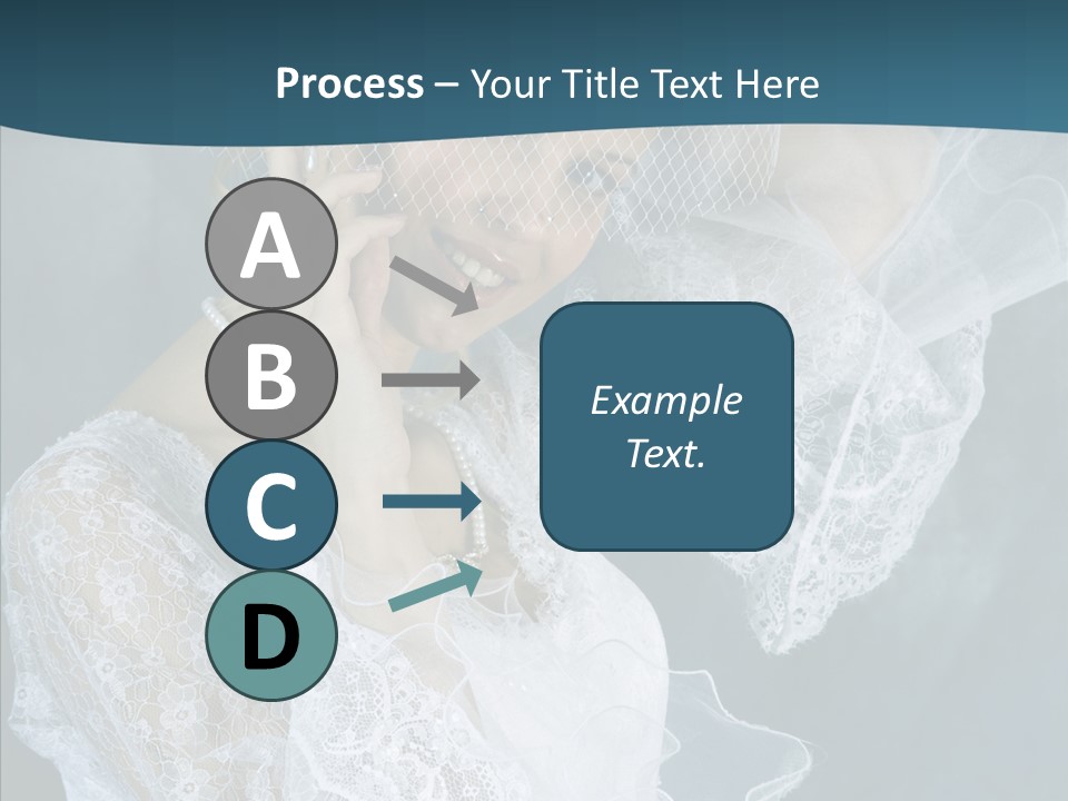 Blonde Smile Sight PowerPoint Template