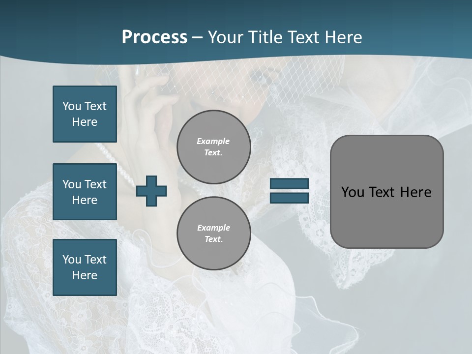 Blonde Smile Sight PowerPoint Template