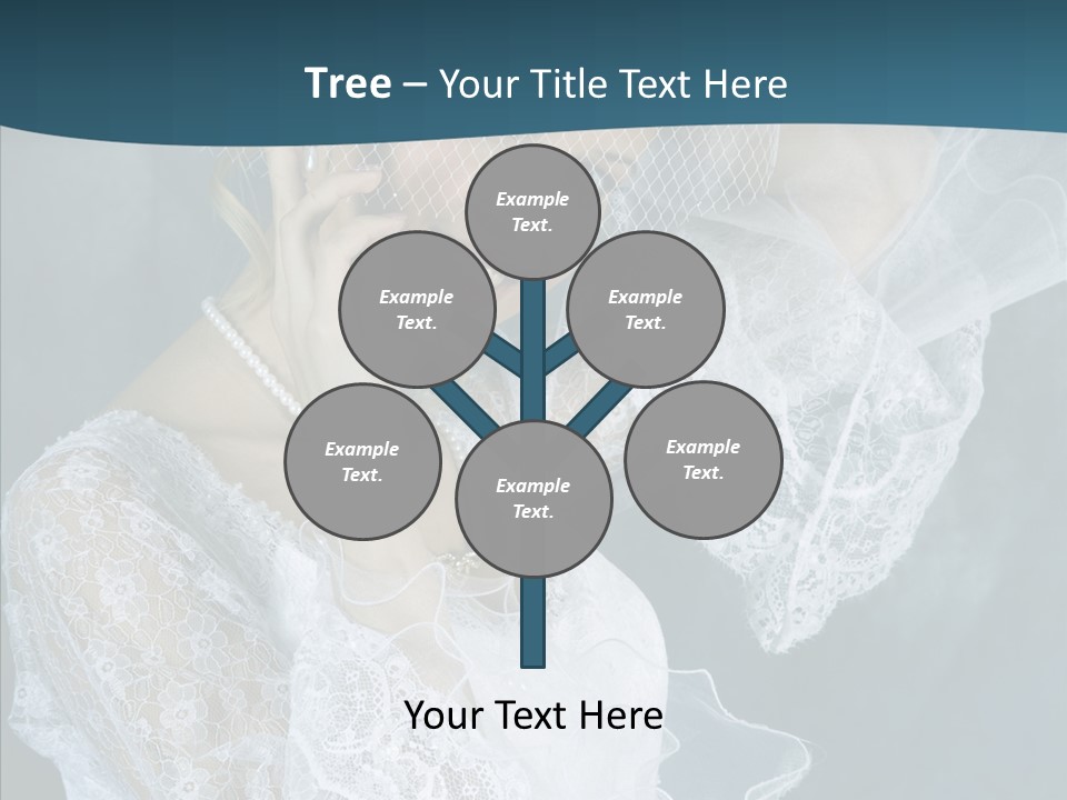 Blonde Smile Sight PowerPoint Template