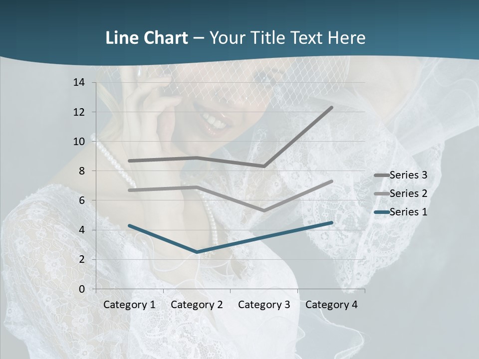 Blonde Smile Sight PowerPoint Template