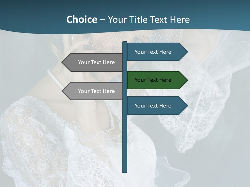 Blonde Smile Sight PowerPoint Template