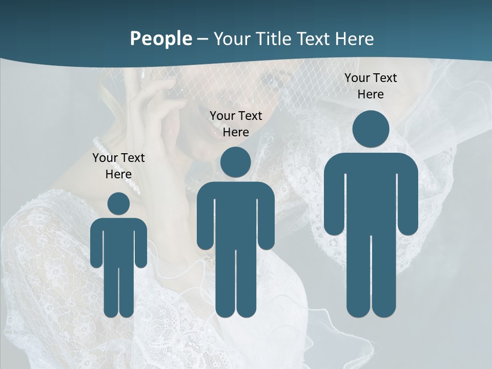 Blonde Smile Sight PowerPoint Template