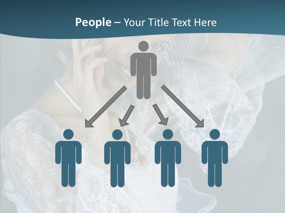 Blonde Smile Sight PowerPoint Template