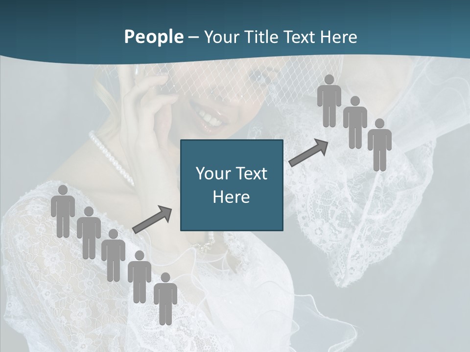 Blonde Smile Sight PowerPoint Template