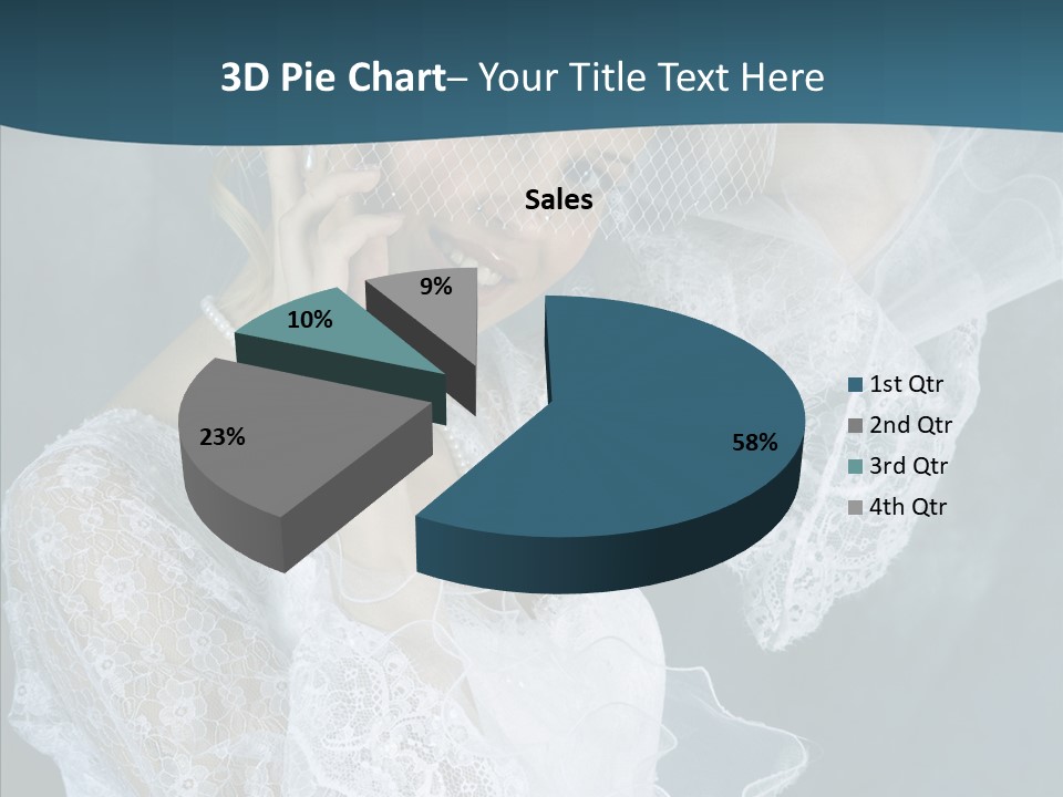 Blonde Smile Sight PowerPoint Template